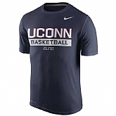 UConn Huskies Nike Basketball Practice Performance WEM T-Shirt - Navy Blue,baseball caps,new era cap wholesale,wholesale hats